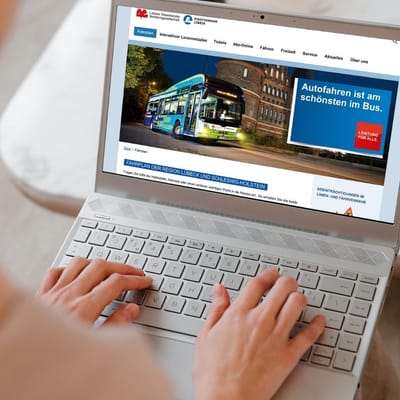 Joomla! Website: Stadtverkehr Lübeck - Web Application