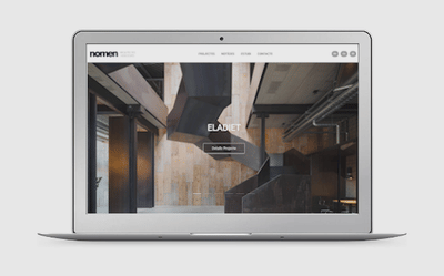NomenArq | Web corporativa - Création de site internet