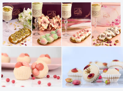Charte Graphique, Shooting & Social Media | Pâtisserie Nabliya - Design & graphisme