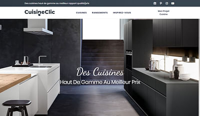 Cuisine Clic - Website Creation