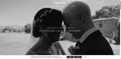 Ingravida weddings - Website Creation