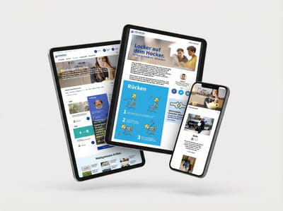 Datenbasierter Website-Relaunch: Nürnberger Versicherung - Website Creation