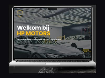 HP Motors: website voor aankoop en verkoop van wagens - Ergonomy (UX/UI)