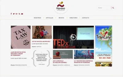 Hispano Emprendedores Website - Website Creatie