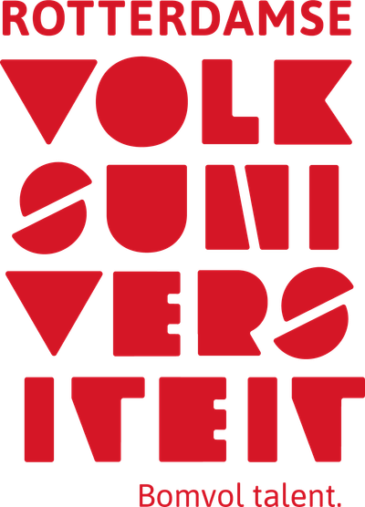 Ontwerp huisstijl en communicatiemiddelen Volksuniversiteit Rotterdam - Création de site internet
