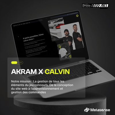Akram x Calvin - Site E-commerce - Création de site internet