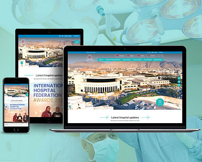Royal Oman Hospital Website - Création de site internet