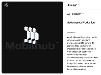 Mobilhub - Branding, Design & Advertising - Ergonomy (UX/UI)