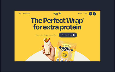 Egglife E-Commerce Website - Création de site internet