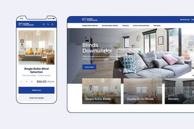 Shopify Store Design for Online Blinds Company - E-commerce