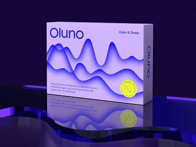 Oluno – Plunge into dreamlike waves of sleep - Verpackungsdesign