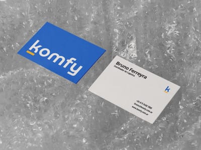 Komfy — Identidad de marca para mobiliario accesible - Ontwerp