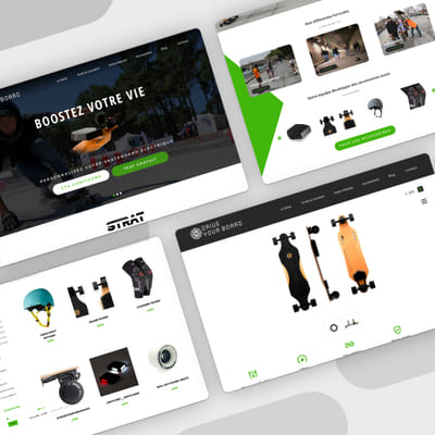 Réalisation d'un e-commerce avec configurateur - Création de site internet