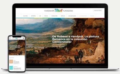 Diseño web y redes sociales Fundación Vital - Creación de Sitios Web