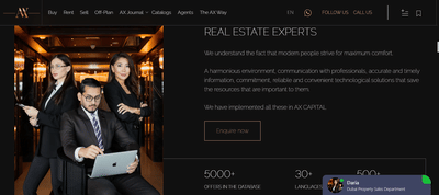 AX Capital | Web Development - Website Creatie