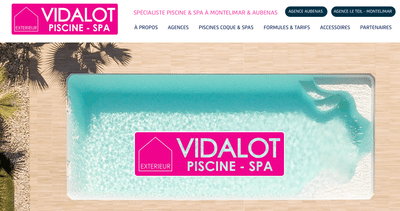Vidalot Piscine : Création Site Internet, Stratégie SEO et GEO - Website Creation