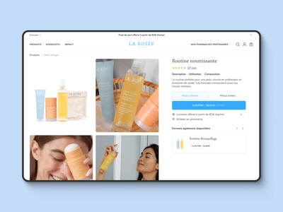 La Rosée - E-commerce
