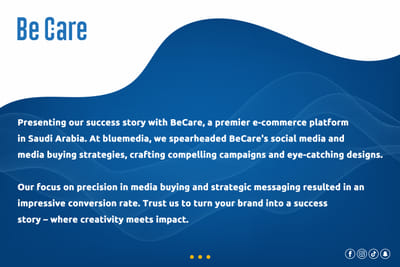BeCareStore - Ecommerce project - Content-Strategie