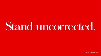 STAND UNCORRECTED - Werbung