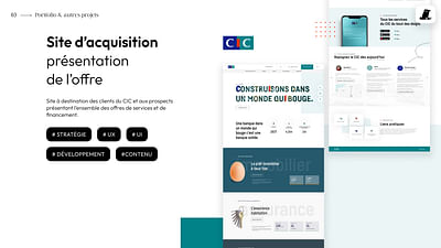 CREDIT MUTUEL : site web - Creación de Sitios Web