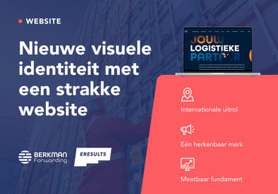 Een nieuwe visuele identiteit met een strakke website - Webseitengestaltung
