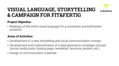 VISUAL LANGUAGE, STORYTELLING & CAMPAIGN - Marketing
