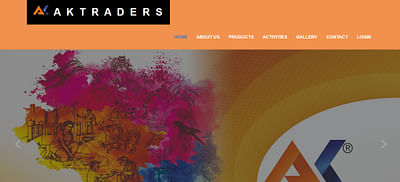 AK Traders - Création de site internet