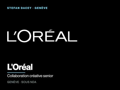 L'Oréal — collaboration créative senior à Genève (NDA) - Image de marque & branding