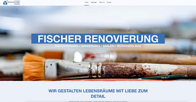Fischer Renovierung / Webseite - Webseitengestaltung