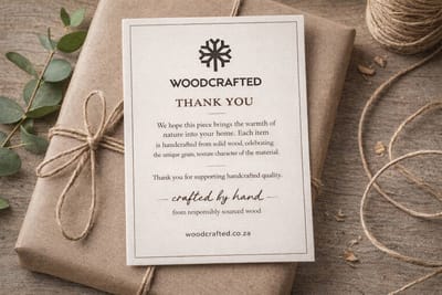 Full Brand Identity & Product Marketing — Woodcrafted SA - Growth Marketing