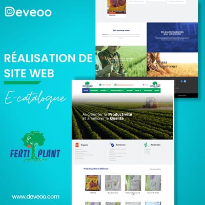 Création site e-catalogue fertiplant.net - Création de site internet