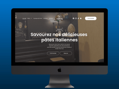 Création de site internet La Pasteria - Website Creatie
