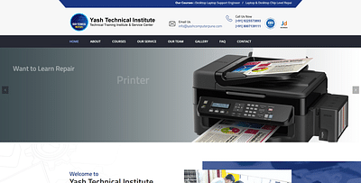 Yash Technical Institute - Creazione di siti web