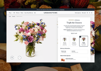UrbanStems - E-commerce
