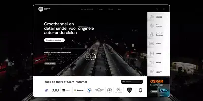 Webshop voor auto-onderdelen | NNP Automotive - Création de site internet