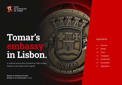 Casa do Concelho de Tomar - Ergonomie (UX / UI)