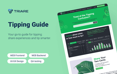 Tipping Guide – Go-to guide for tipping and share experiences - Website Creation