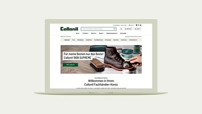 Collonil Fachhändler-Portal - Applicazione web