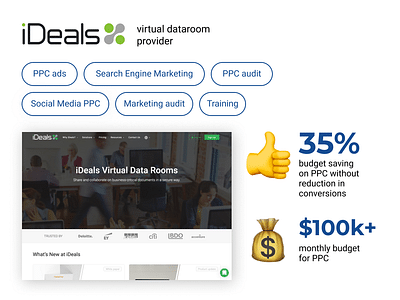 -35% PPC budget with the same number of leads - Publicidad