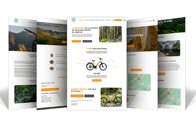 Création de site internet - Ma Balade à Vélo - Publicité