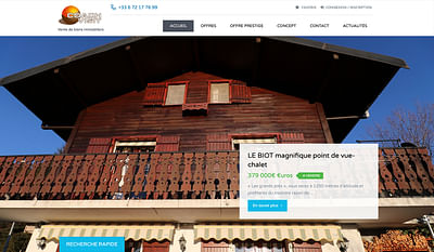 Création d'un site internet Agence immobilière - Creación de Sitios Web