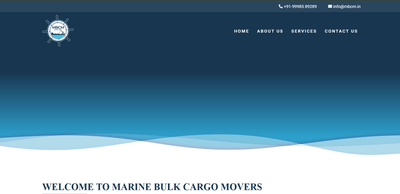 global shipping company - Website Creatie
