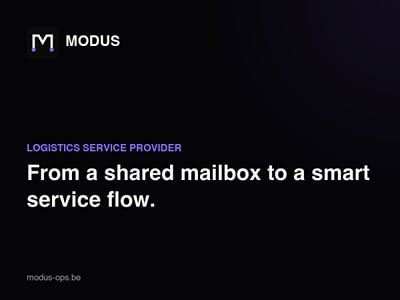 AI mailbox triage and service flow for a logistics company - Software Development