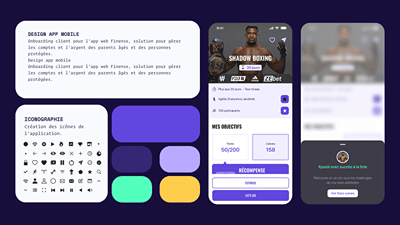Design d'app mobile pour Phya - Ergonomie (UX/UI)