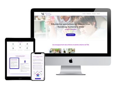 Papillon Autisme - Création de site internet