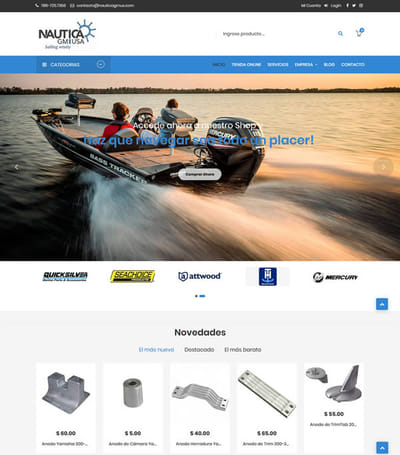 Nauticagmus - E-commerce