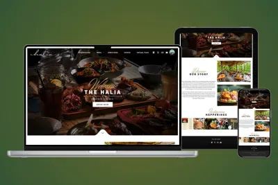 Bar and Restaurant Website Design - Website Creatie