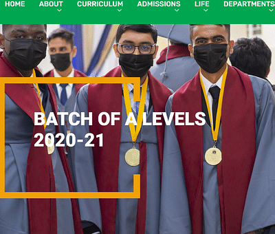 Website Development for Central High International - Website Creation