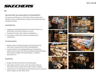 Skecher Fashion Week After Party Berlin - Öffentlichkeitsarbeit (PR)