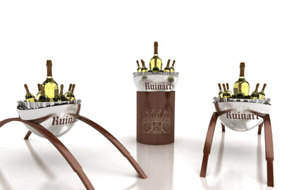 Champagne Merchandising and communication tools - Grafikdesign